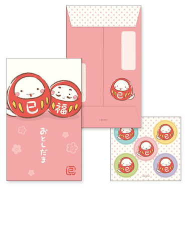 ビバリー　ぽち袋　FU－079　巳だるま