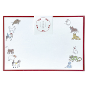 【正月用品】 アーテック お膳敷紙 紅赤 HA0231 5枚入