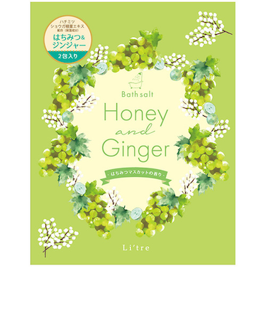 ラボクリップ（LABCLIP）　ハニー＆ジンジャー　バスソルト　2P　30g×2包　C25-LTHGB2-MC　ハチミツマスカット