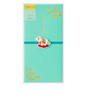 ミドリ（MIDORI）　刺繍　おとし玉　金封　置物柄　午　25708006　1枚入