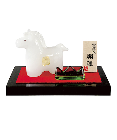 【正月用品】　プリーズ　白馬と草　ETG-06