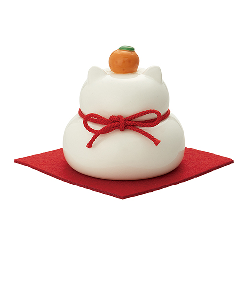 ハンドメイド】鏡餅猫 7点セット 鏡餅製造マシーンとねこ。-Kagami