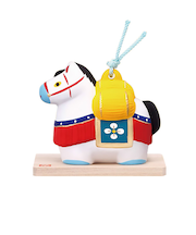 【正月用品】　薬師窯　錦彩招福寿午　恵駒土鈴　36