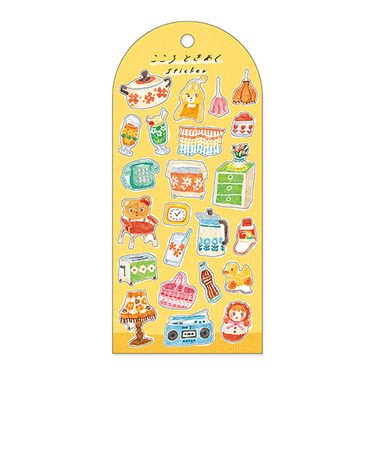 マインドウェイブ　こころときめくステッカー　82508　レトロポップ