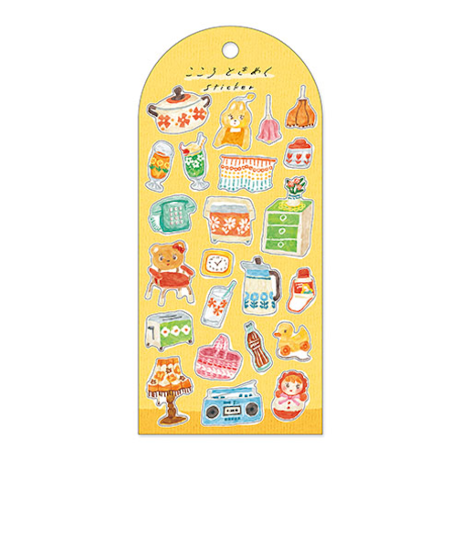 マインドウェイブ　こころときめくステッカー　82508　レトロポップ