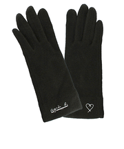 アニエスベー（agnes　b.）　婦人ウール手袋　4131AB347　ブラック