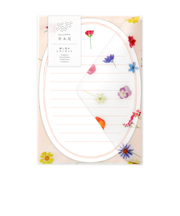 リュリュ（RYU-RYU）　草木花　押し花のレターセット　SMLS－01　ガーデン