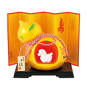 【正月用品】　昭峰　開運金彩瓢箪福午（小）　107