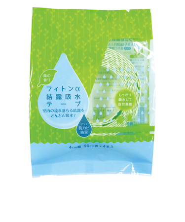 フィトンα　結露吸水テープ4本入　森の香り