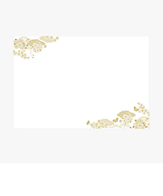 フタバ ロッカク(ROKKAKU) 箔押し 御前敷紙 花ごよみ 3枚入り