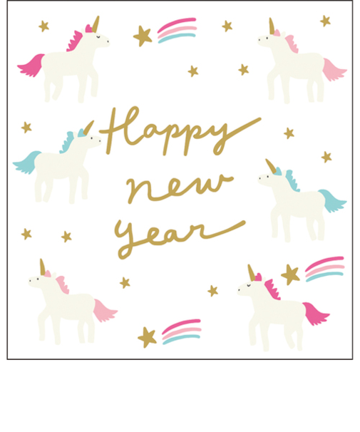 グリーティングライフ　シックポチ袋　5枚入　ユニコーン