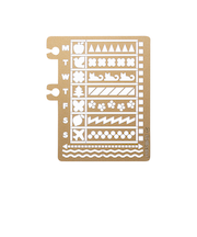 デルフォニックス(DELFONICS) ロルバーンテンプレート カレンダーB 501294 705 ゴールド