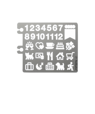 デルフォニックス（DELFONICS）　ロルバーンテンプレート　デコレーションC　501297　704　シルバー