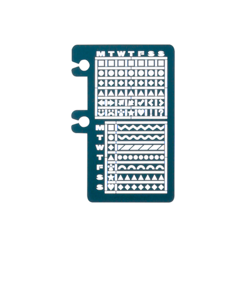 デルフォニックス（DELFONICS）　ロルバーンテンプレート　カレンダーD　501296　344　ターコイズ