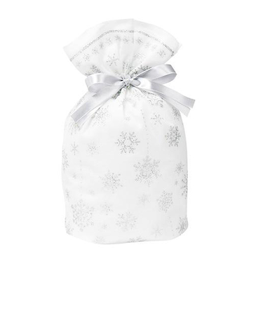 【クリスマス】　ゼットアンドケイ（Z＆K）　シャイニースノーバッグ　S　ホワイト／シルバー