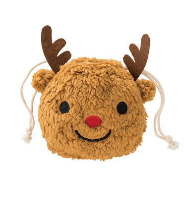 【クリスマス】　ゼットアンドケイ（Z＆K）　Hトナカイ巾着バッグ　S　XTN－KBS