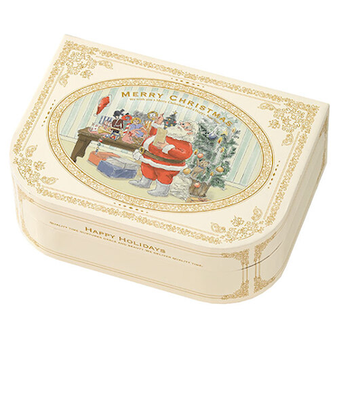 【クリスマス】　ゼットアンドケイ（Z＆K）　Hウィンターハウス貼箱　L　XWH－HBL