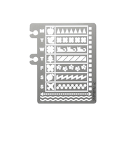 デルフォニックス（DELFONICS）　ロルバーンテンプレート　カレンダーB　501294　704　シルバー