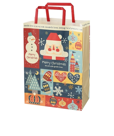 【クリスマス】　ゼットアンドケイ（Z＆K）　H北欧ペーパーバッグ　310×220mm　XHK－1P　2枚入