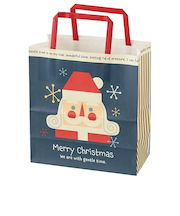 【クリスマス】 ゼットアンドケイ(Z&K) H北欧ペーパーバッグ 220×200mm XHK-2P 2枚入