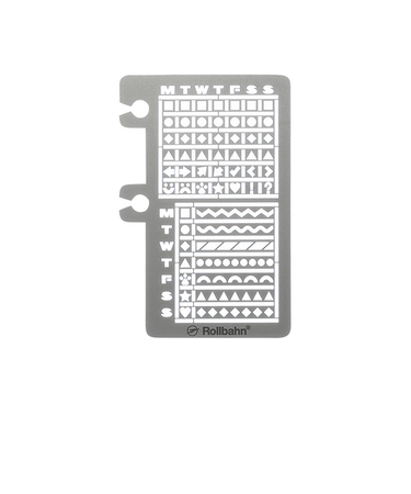 デルフォニックス（DELFONICS）　ロルバーンテンプレート　カレンダーD　501296　704　シルバー