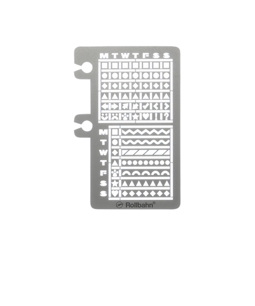 デルフォニックス（DELFONICS）　ロルバーンテンプレート　カレンダーD　501296　704　シルバー