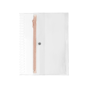 デルフォニックス（DELFONICS）　ロルバーンポケット付メモ　ストレージカバーA5　501311　561　ライトピンク