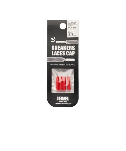 ジュエル1923（JEWEL1923）　シューレースキャップ　2.7mm　トゥルーレッド