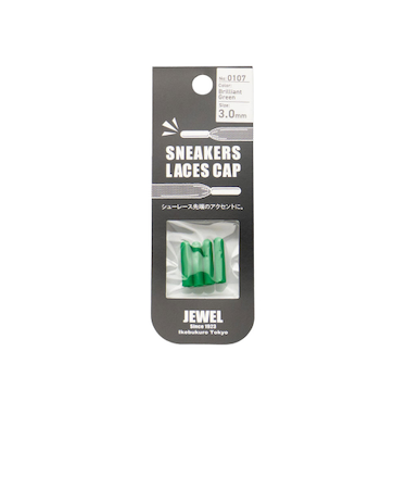 ジュエル1923（JEWEL1923）　シューレースキャップ　3.0mm　ブリリアントグリーン
