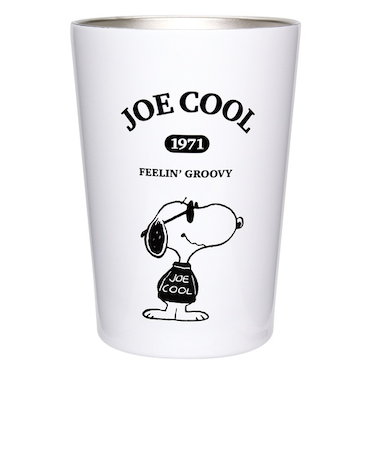 大西賢製販　SNOOPY　ステンレスタンブラー　JOE　COOL　ホワイト／Smile