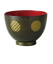 ソーキュースタイル（SO－Q　STYLE）　吉祥文様　どんぶり　グリーン