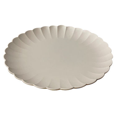 山中塗　花プレート　L　ピンク