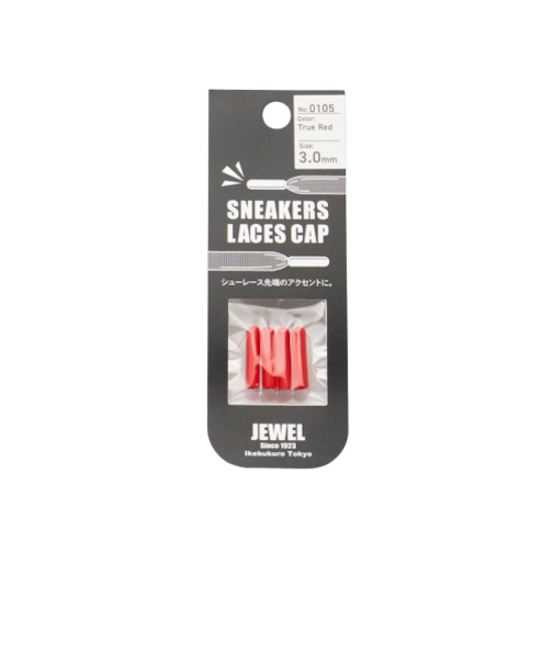 ジュエル1923（JEWEL1923）　シューレースキャップ　3.0mm　トゥルーレッド