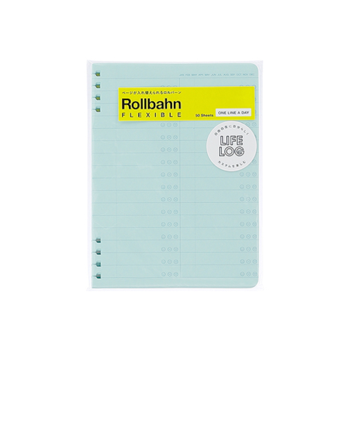 デルフォニックス（DELFONICS）　ロルバーン　フレキシブルリフィル　1行日記　L　501339　281　ミント