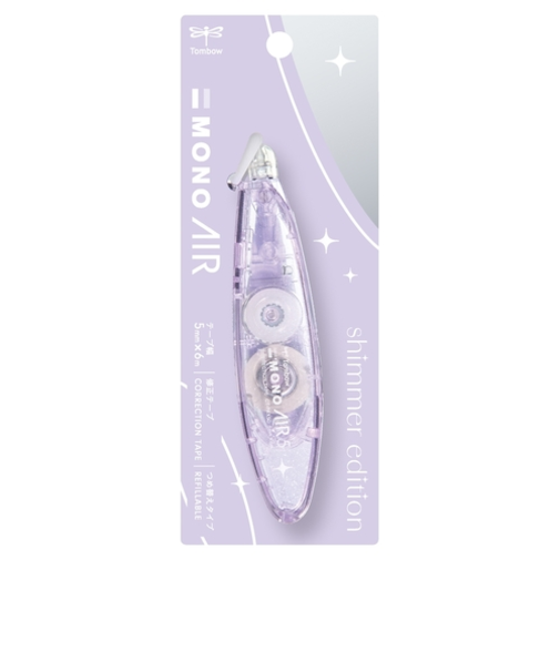 トンボ鉛筆（Tombow）　修正テープ　モノエアー　シマーエディション　PAX5C909　ライラック　【数量限定】