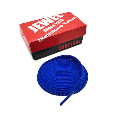 ジュエル1923（JEWEL1923）　スニーカーシューレース　160cm　ロイヤルブルー