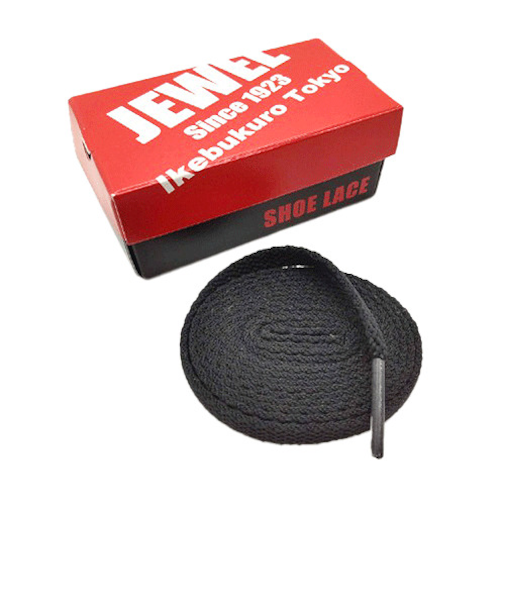 ジュエル1923（JEWEL1923）　スニーカーシューレース　140cm　ブラック