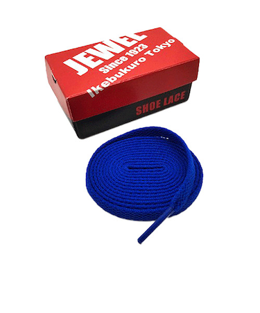 ジュエル1923（JEWEL1923）　スニーカーシューレース　140cm　ロイヤルブルー