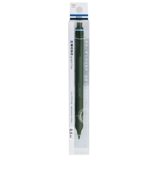 トンボ鉛筆（Tombow）　シャープペンシル　モノグラフファイン　0.5mm　グリーン