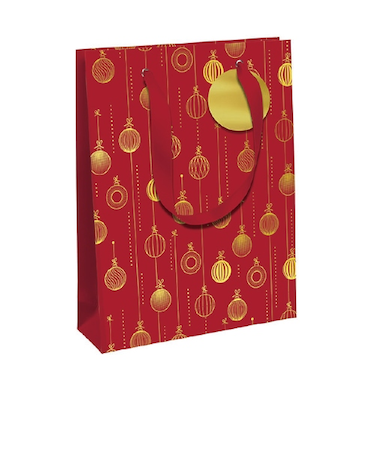 　【クリスマス】　クレールフォンテーヌ（Clairefontaine）　ペーパーバッグ　スパークリング　M