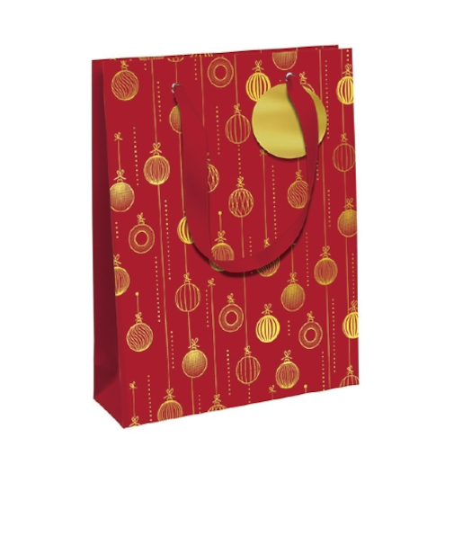 　【クリスマス】　クレールフォンテーヌ（Clairefontaine）　ペーパーバッグ　スパークリング　M