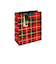 【クリスマス】　クレールフォンテーヌ（Clairefontaine）　ペーパーバッグ　Tartan　S