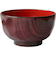 藍花　豚汁椀　亀甲　紅溜