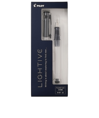 パイロット（PILOT）　万年筆　ライティブ（LIGHTIVE）　M（中字）　P-FLT-1-NC　ノンカラー
