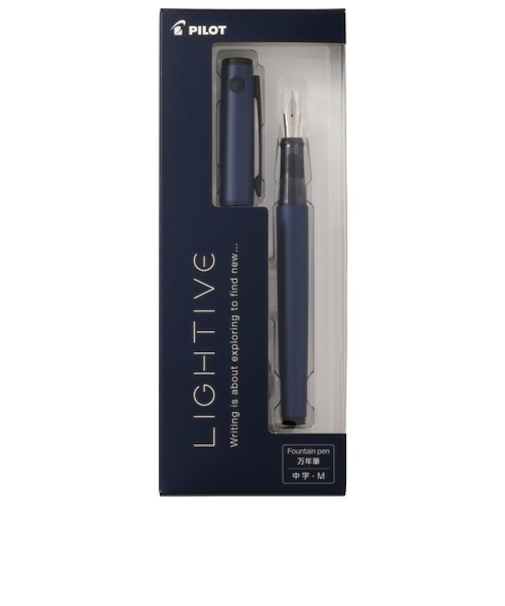 パイロット（PILOT）　万年筆　ライティブ（LIGHTIVE）　M（中字）　P-FLT-1-NV　ネイビー
