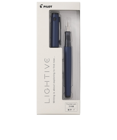 パイロット（PILOT）　万年筆　ライティブ（LIGHTIVE）　F（細字）　P-FLT-1-NV　ネイビー
