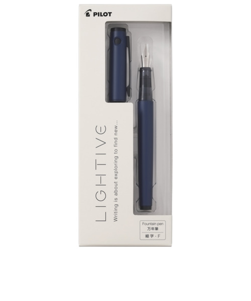 パイロット（PILOT）　万年筆　ライティブ（LIGHTIVE）　F（細字）　P-FLT-1-NV　ネイビー