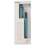 パイロット（PILOT）　万年筆　ライティブ（LIGHTIVE）　F（細字）　P-FLT-1-TQ　ターコイズ