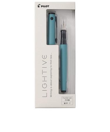 パイロット（PILOT）　万年筆　ライティブ（LIGHTIVE）　F（細字）　P-FLT-1-TQ　ターコイズ
