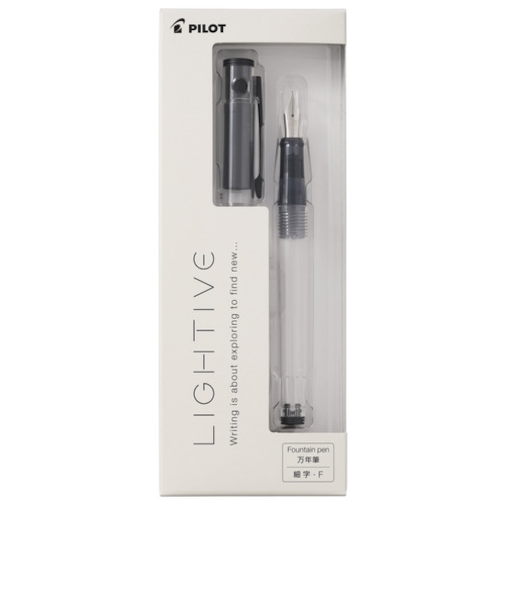 パイロット（PILOT）　万年筆　ライティブ（LIGHTIVE）　F（細字）　P-FLT-1-NC　ノンカラー